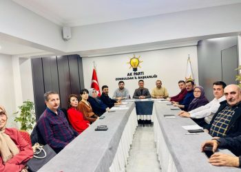 Zonguldak Ak Parti Merkez ilçe Başkanlığı haftalık toplantısını gerçekleştirdi.