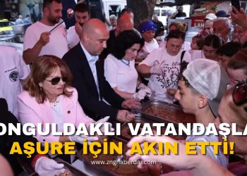 VATANDAŞLAR AŞURE İÇİN AKIN ETTİ!