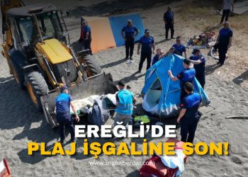 MERVEALTI PLAJI’NDA KAÇAK YAPILARA SON!