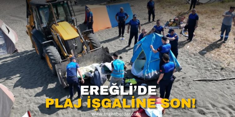 MERVEALTI PLAJI’NDA KAÇAK YAPILARA SON!