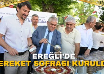 KDZ. EREĞLİ’DE 3 BİN KİŞİYE AŞURE İKRAMI