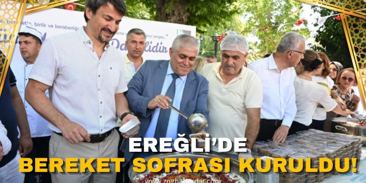 KDZ. EREĞLİ’DE 3 BİN KİŞİYE AŞURE İKRAMI