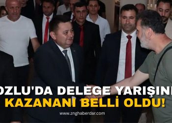 KOZLU’DA DELEGE YARIŞININ KAZANANI BELLİ OLDU!