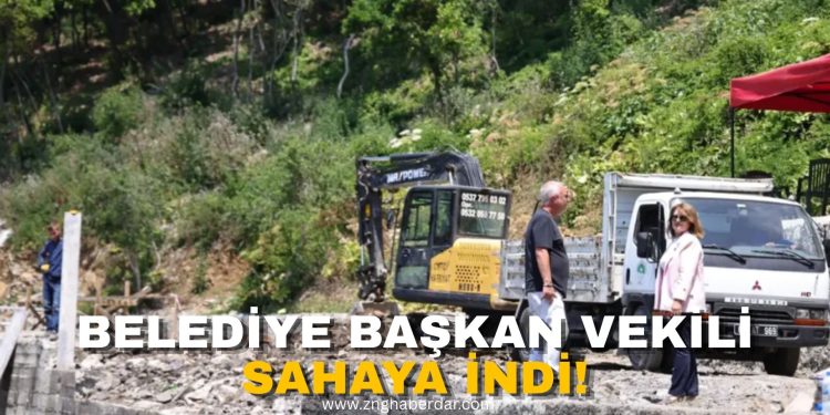 BELEDİYE BAŞKAN VEKİLİ AYDAN SAHAYA İNDİ!
