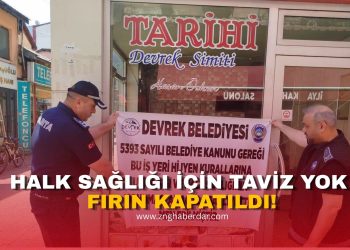 DEVREK’TE DENETİM SONRASI MÜHÜR KARARI!