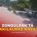 Zincirleme Kaza Kamerada: Cami Cemaati Son Anda Kurtuldu!