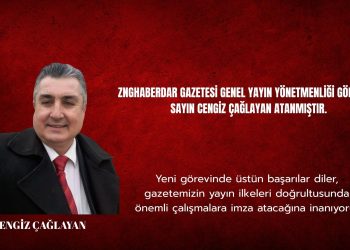 ZNGHABERDAR GAZETESİ GENEL YAYIN YÖNETMENLİĞİ GÖREVİNE SAYIN CENGİZ ÇAĞLAYAN ATANMIŞTIR.