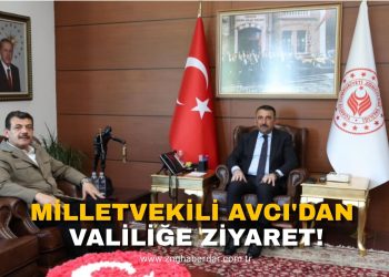 MUAMMER AVCI, VALİ HACIBEKTAŞOĞLU İLE GÖRÜŞTÜ
