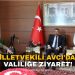 MUAMMER AVCI, VALİ HACIBEKTAŞOĞLU İLE GÖRÜŞTÜ