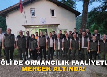 ORMANCILIK ÇALIŞMALARI EREĞLİ’DE MASAYA YATIRILDI!