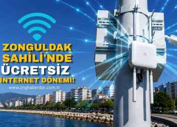 ZONGULDAK SAHİLİ’NDE ÜCRETSİZ İNTERNET DÖNEMİ!