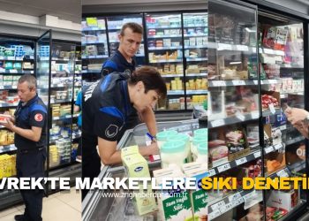DEVREK’TE MARKETLERE SIKI DENETİM: SON KULLANMA TARİHİ GEÇMİŞ ÜRÜNLERE EL KONULDU