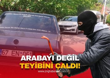 ARABAYI DEĞİL, TEYBİNİ ÇALDILAR!