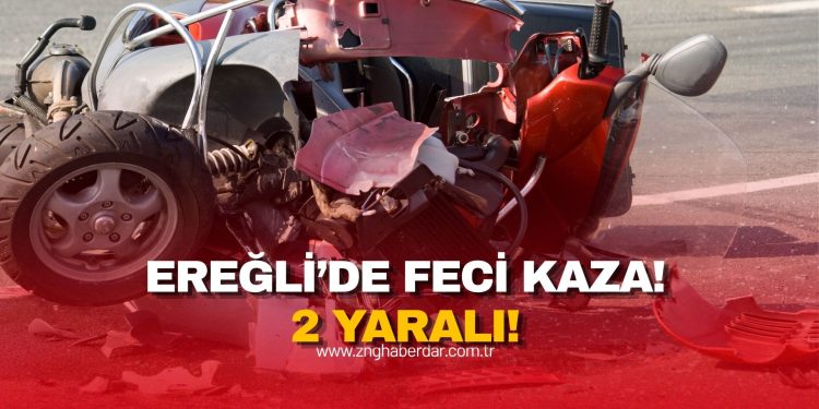 KEPEZ’DE İKİ MOTOSİKLET ÇARPIŞTI: 2 YARALI!
