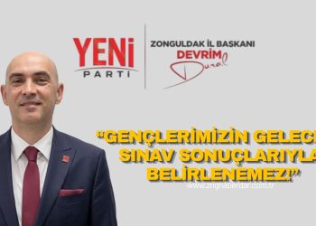 YENİ PARTİ’DEN ÜNİVERSİTE SINAV SONUÇLARI MESAJI!