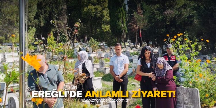 ŞEHİT ERCAN ALAGÖZ, ŞEHADET YIL DÖNÜMÜNDE KABRİ BAŞINDA ANILDI