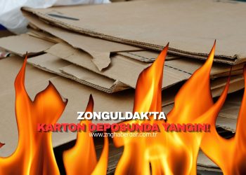 Zonguldak’ta Karton Deposunda Yangın: Kent Yoğun Dumana Büründü