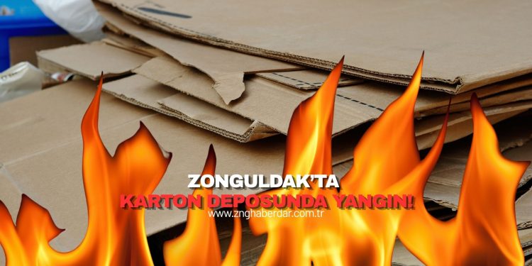 Zonguldak’ta Karton Deposunda Yangın: Kent Yoğun Dumana Büründü