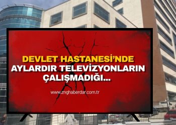 ZONGULDAK ATATÜRK DEVLET HASTANESİ’NDE TELEVİZYON İDDİASI: “AYLARDIR ÇALIŞMIYOR”