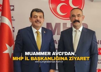 MUAMMER AVCI’DAN MHP İL BAŞKANLIĞINA ZİYARET