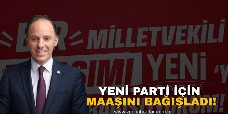 DENİZ YAVUZYILMAZ’DAN YENİ PARTİ’YE MAAŞ DESTEĞİ!