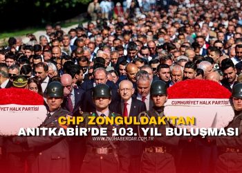 CHP ZONGULDAK’TAN ANITKABİR’DE 103. YIL BULUŞMASI
