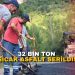 KDZ. EREĞLİ’DE 32 BİN TON SICAK ASFALT SERİLDİ! ÇALIŞMALAR HIZ KESMİYOR