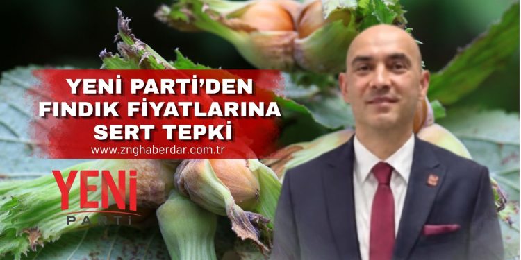 YENİ PARTİ’DEN FINDIK FİYATLARINA SERT TEPKİ: “ÜRETİCİ GÖZ GÖRE GÖRE ZARARA MAHKÛM EDİLİYOR”