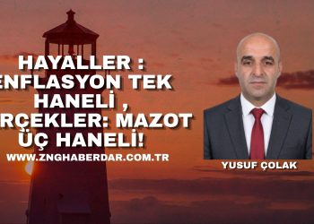 HAYALLER : ENFLASYON TEK HANELİ , GERÇEKLER: MAZOT ÜÇ HANELİ!