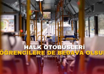 65 YAŞ ÜSTÜNE BEDAVA, ÖĞRENCİLERE DE BEDAVA OLSUN!