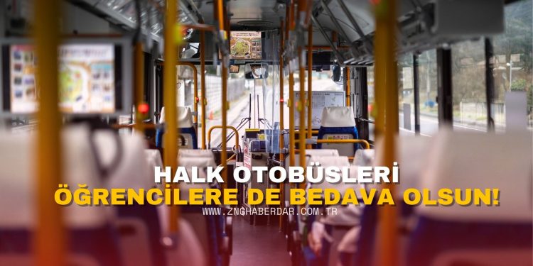 65 YAŞ ÜSTÜNE BEDAVA, ÖĞRENCİLERE DE BEDAVA OLSUN!