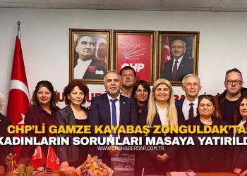 CHP’Lİ GAMZE KAYABAŞ ZONGULDAK’TA: KADINLARIN SORUNLARI MASAYA YATIRILDI