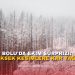 BOLU’DA EKİM SÜRPRİZİ: YÜKSEK KESİMLERE KAR YAĞDI!