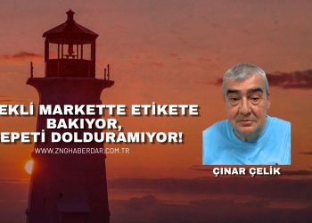 EMEKLİ MARKETTE ETİKETE BAKIYOR, SEPETİ DOLDURAMIYOR!